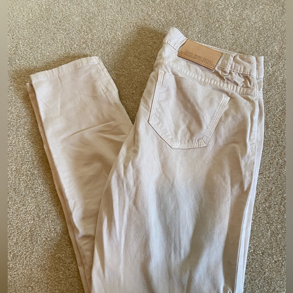 Zara NWOT zippered crops
